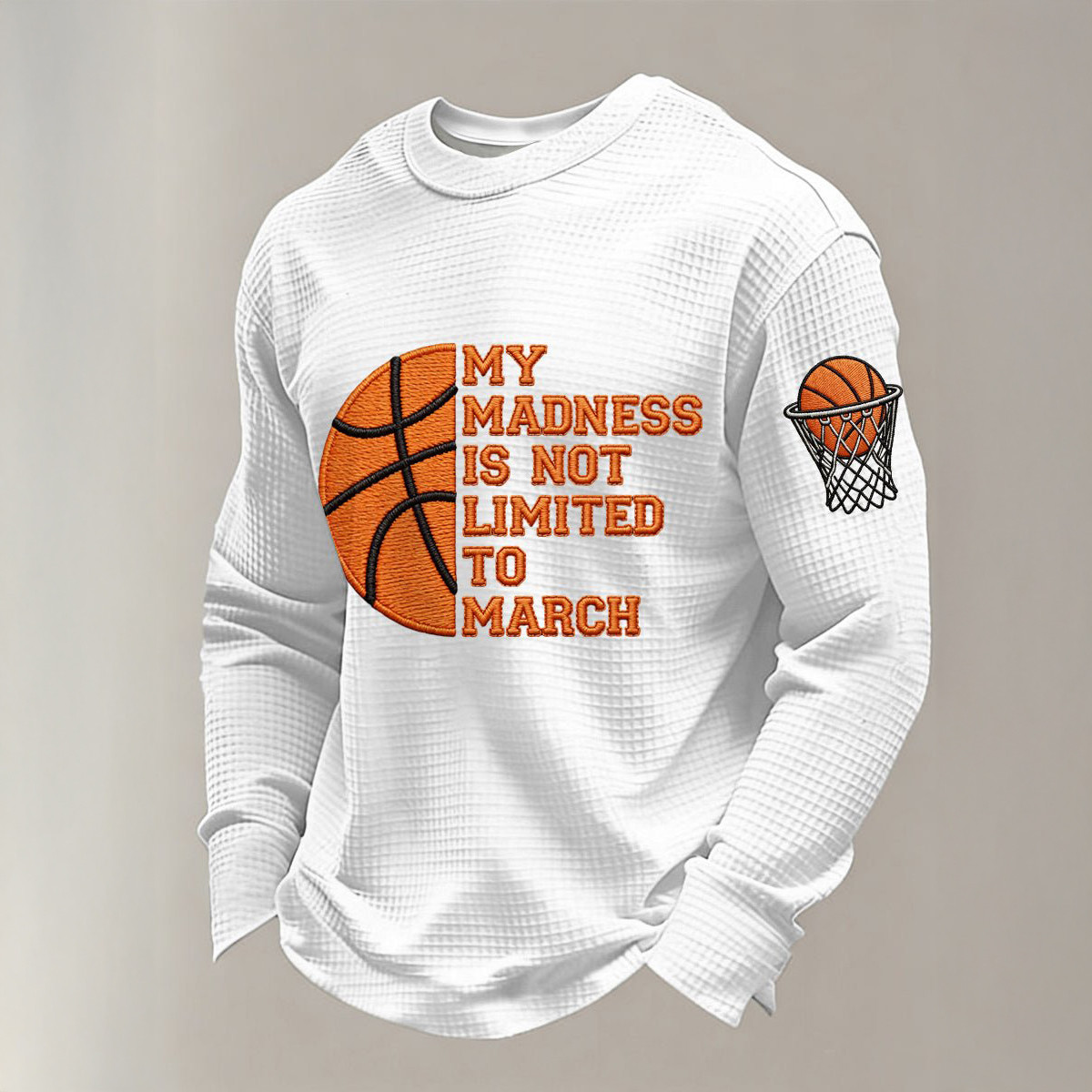 My Madness Is Not Limited To March Long Sleeve Shirt Basketball Apparel Game Day Gifts