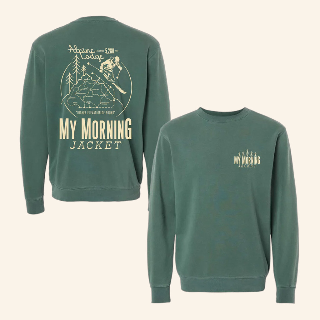 My Morning Jacket Merch Trail Map Crewneck Sweatshirt Christmas Ideas For Husband My Morning Jacket Merch Trail Map Crewneck Sweatshirt Christmas Ideas For Husband