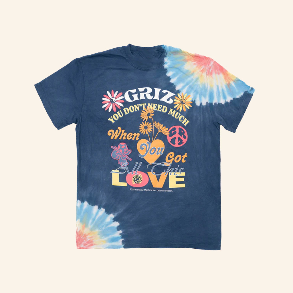 My Name Is Griz Merch Griz All This Love Tee In Blossom Tie Dye T-Shirt Gifts For Her My Name Is Griz Merch Griz All This Love Tee In Blossom Tie Dye T-Shirt Gifts For Her