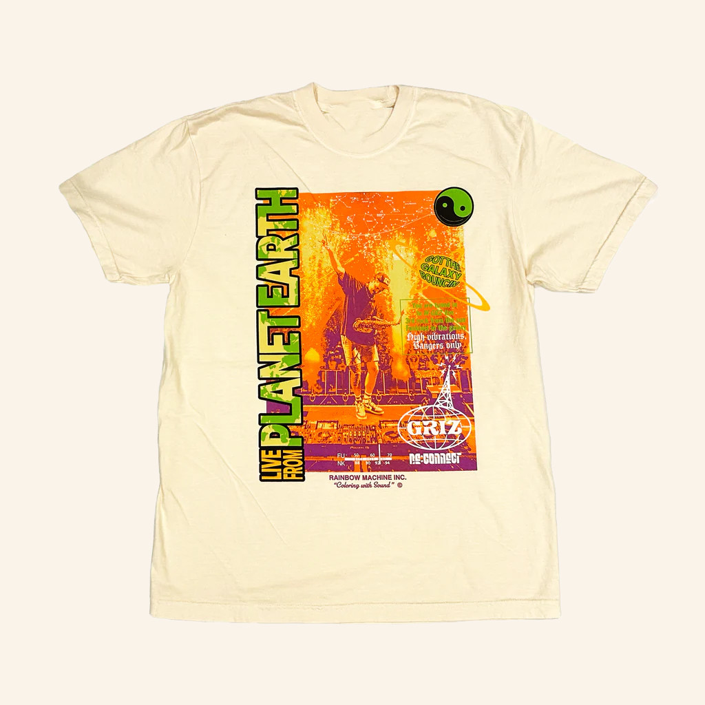 My Name Is GRiZ Merch GRiZ Live From Planet Earth T-Shirt Music Gift Ideas For Guys My Name Is GRiZ Merch GRiZ Live From Planet Earth T-Shirt Music Gift Ideas For Guys