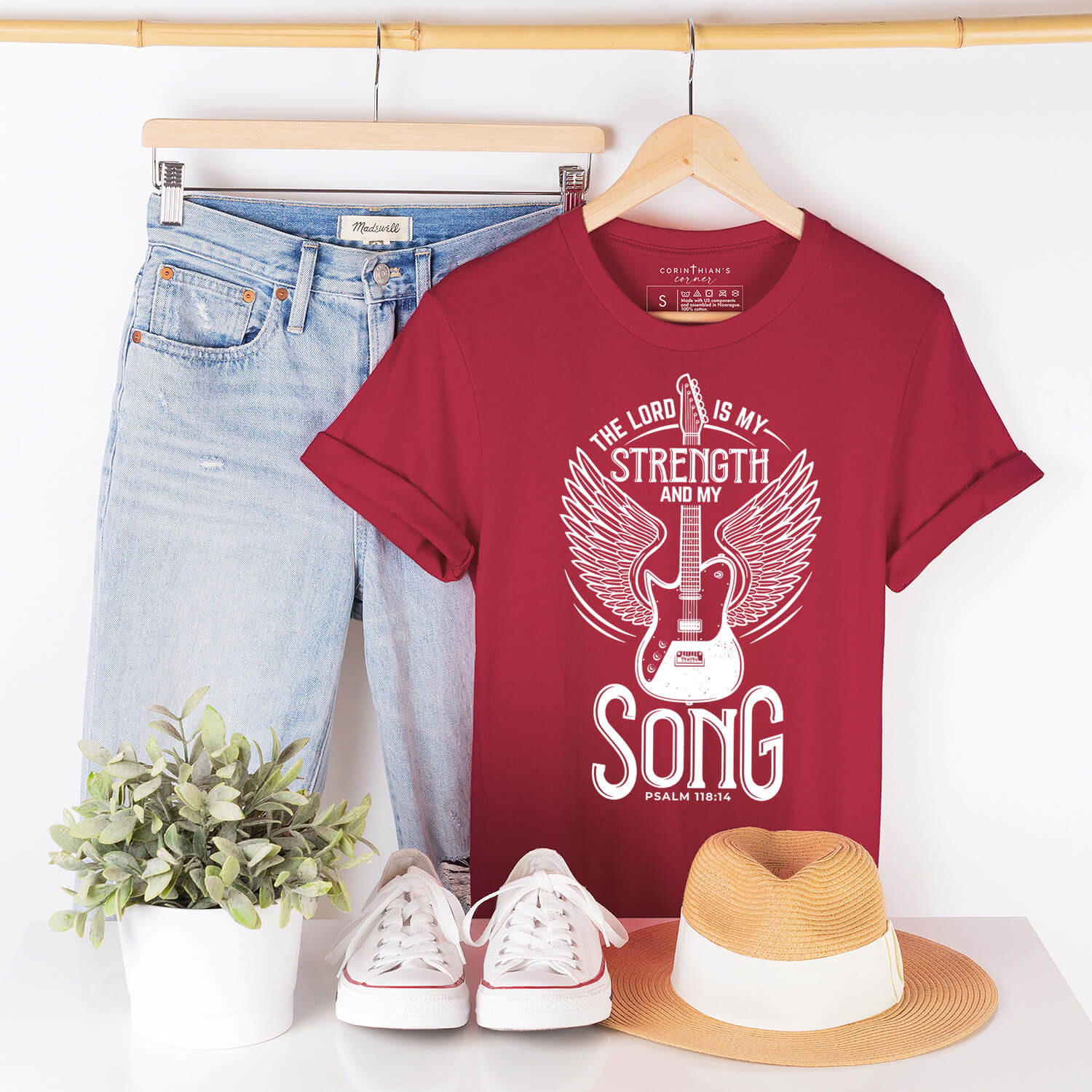 My Strength And My Song Shirt Christian Gifts For Women