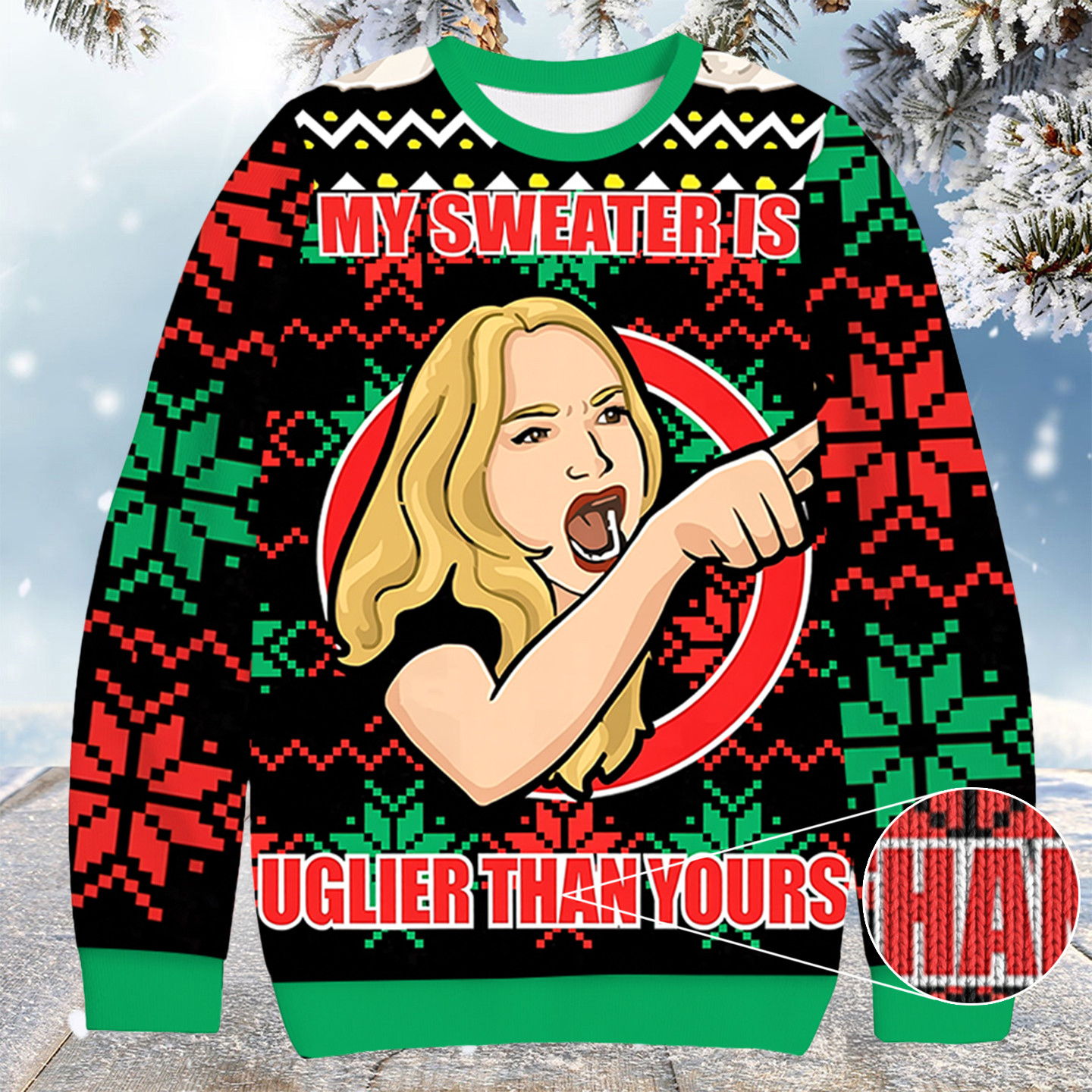 My Sweater Uglier Than Yours Christmas Ugly Sweater Mother In Law Christmas Gift