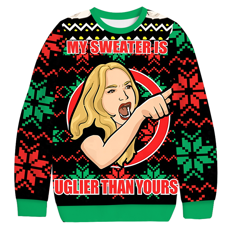 My Sweater Uglier Than Yours Christmas Ugly Sweatshirt Christmas Cozy Winter Wear Gift Ideas