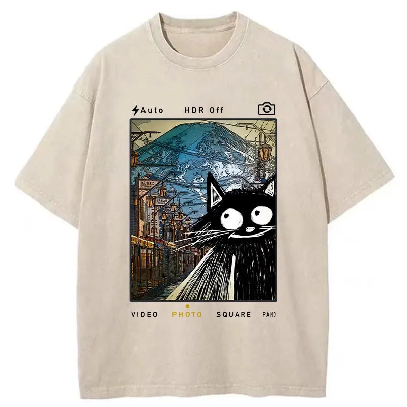 My Travel Diary-Tokyo Streets Washed T-Shirt Casual Vintage Everyday Look Gifts For Him