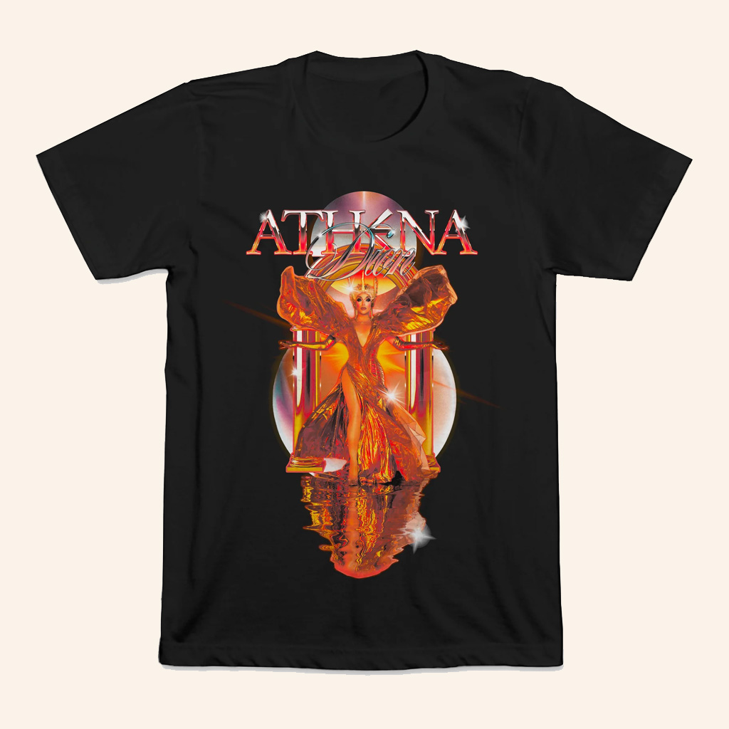 Mybestjudy Merch Athena Dion Goddess T-Shirt Presents For Drag Race Fans