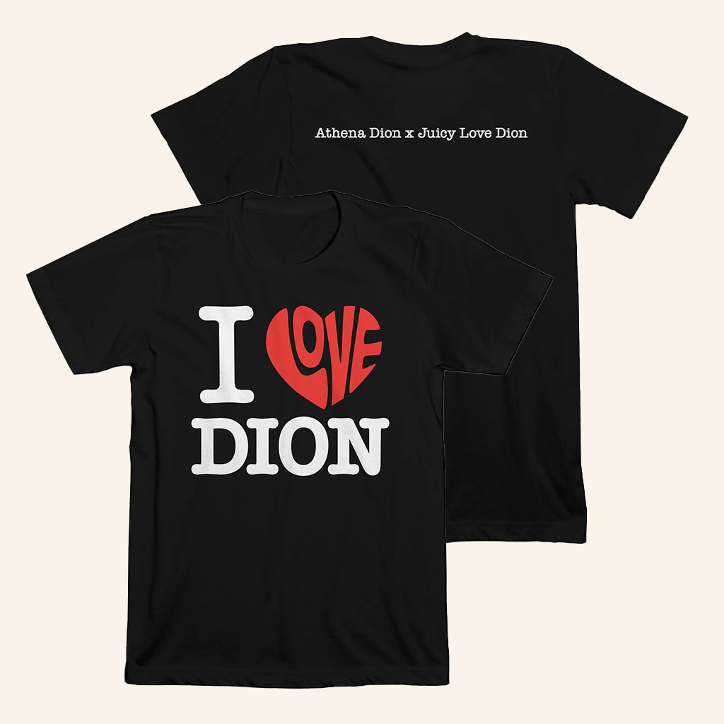 Mybestjudy Merch I Love Dion T-Shirt I Heart Dion Shirt Gifts For Drag Lovers