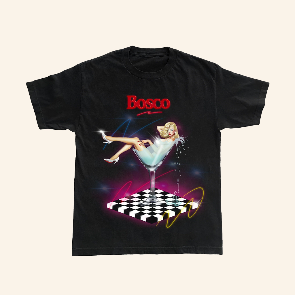 MYBESTJUDY Merch The Martini T-Shirt Bosco Shirt Present For Sister MYBESTJUDY Merch The Martini T-Shirt Bosco Shirt Present For Sister