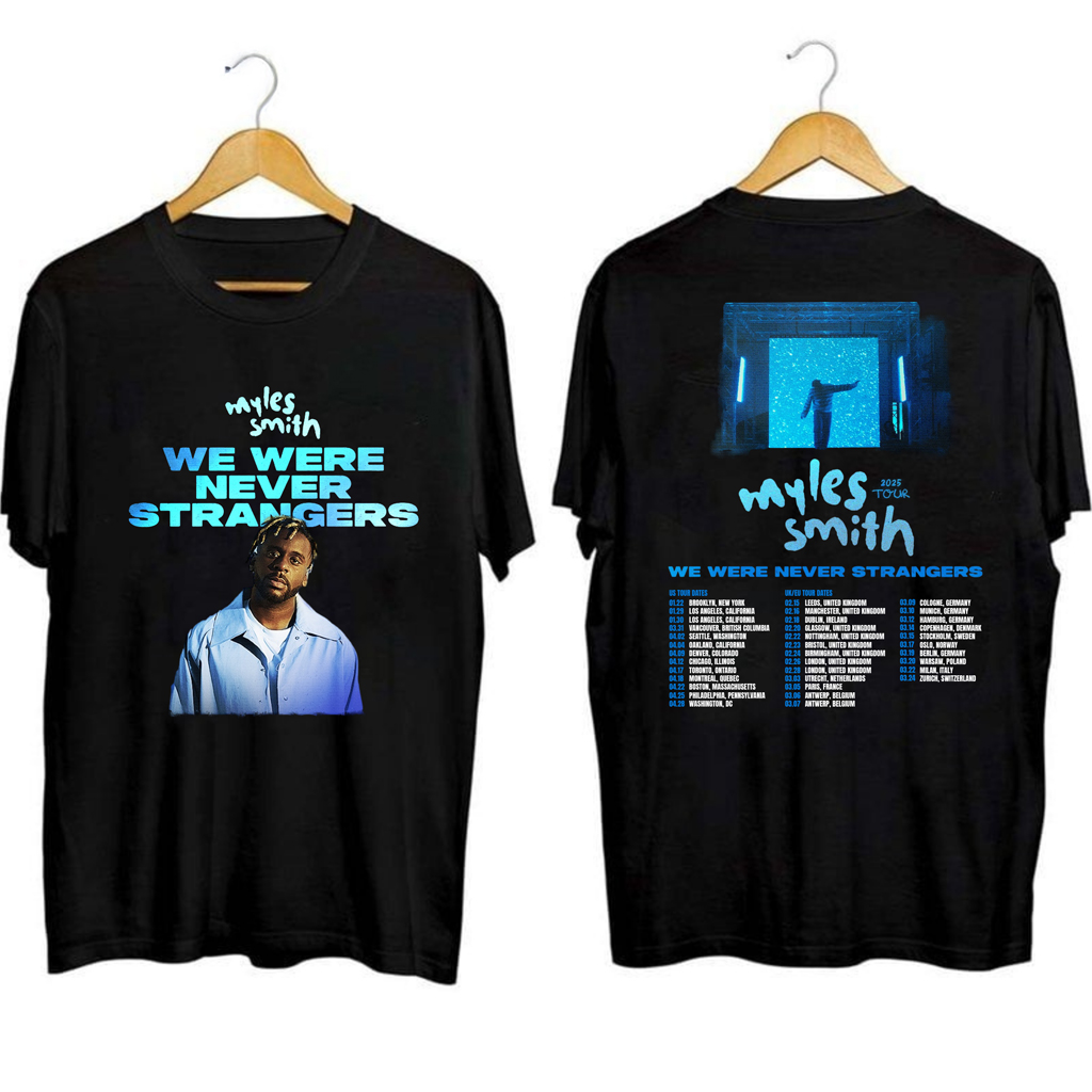 Myles Smith World Tour 2025 Shirt Myles Smith Merch Gifts For Music Fans