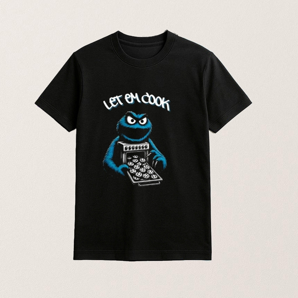 Myron Gaines Let Em Cook T-Shirt Blue Monster Original Shirt Gifts For Friends
