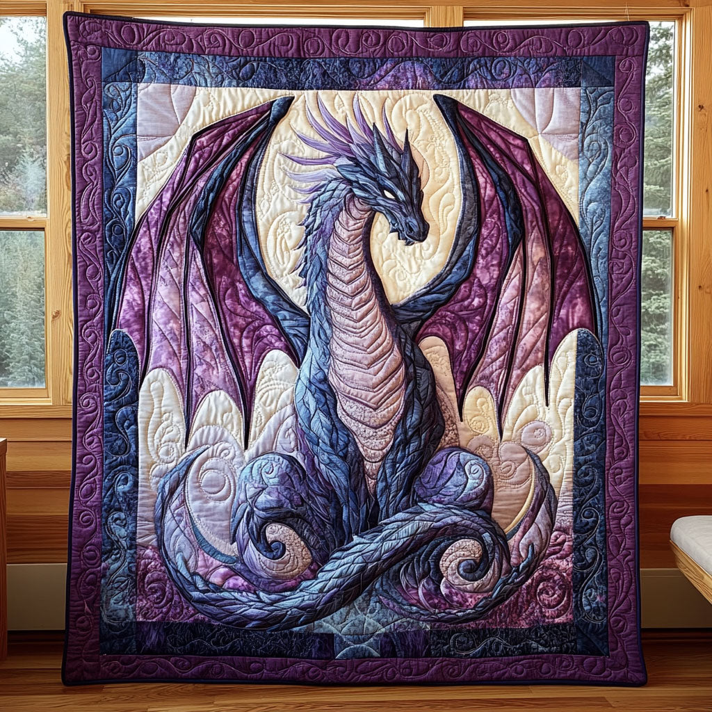 Mystic Dragon Quilt Lightweight Quilt Blanket for Year-Round Comfort