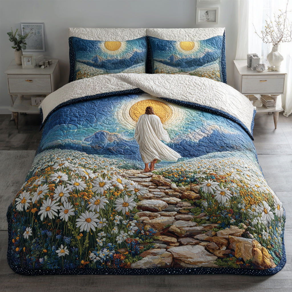 Mystic Garden Quilted Bedding Set Cozy Bedding Merch Gift That Brings Sweet Dreams