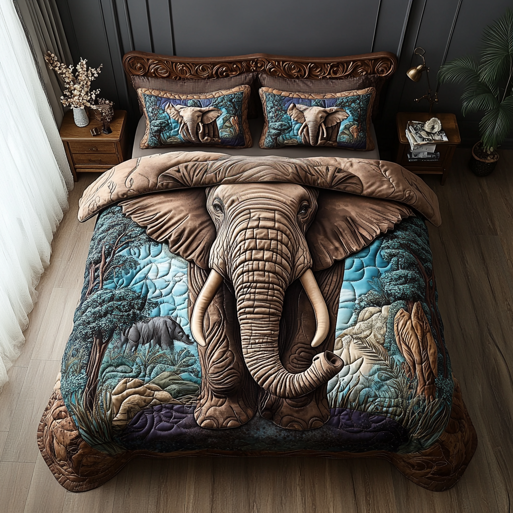 Mystic Herd Quilted Bedding Set Cozy Bedding Merch Gift That Brings Sweet Dreams