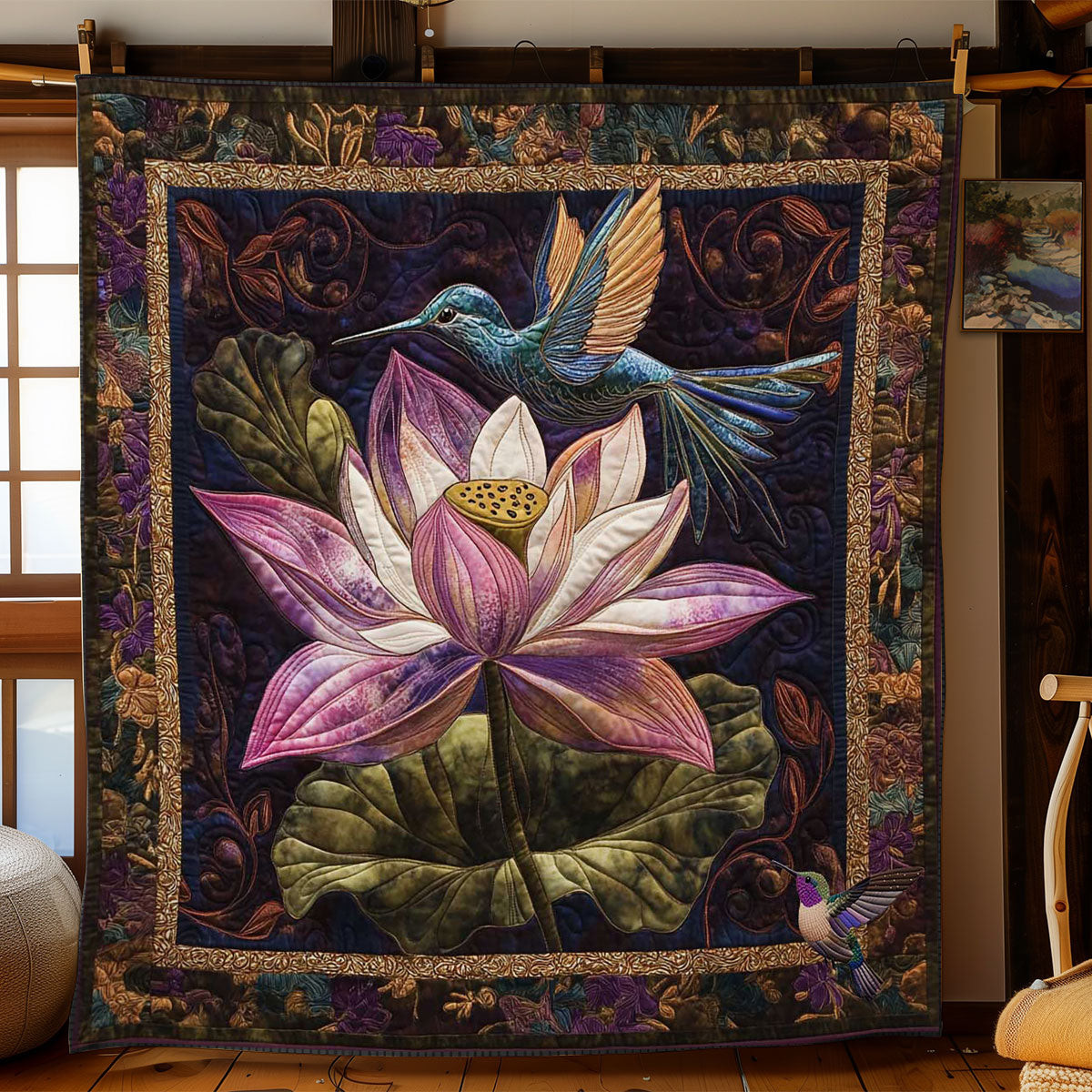 Mystic Hummingbird King Blanket Birthday Gifts For Mom From Daughter