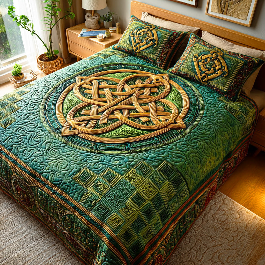 Mystic Knot Quilted Bedding Set Home Comfort Bedding Set That Everyone Will Love