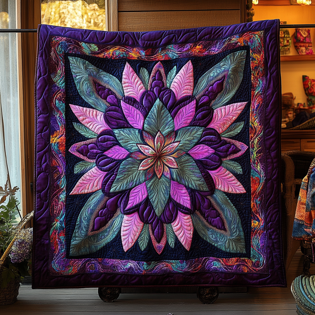 Mystic Mandala Quilted Blanket Christmas Ideas For Her