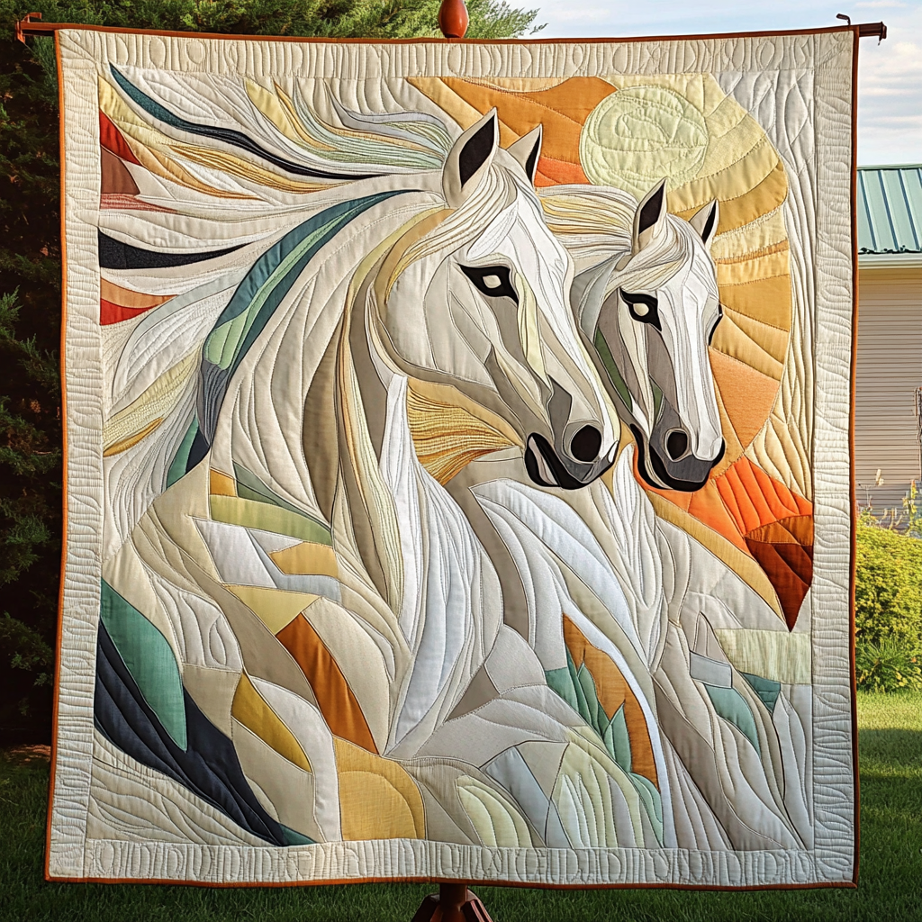 Mystic Mane Quilted Blanket Great Gifts For Horse Lovers