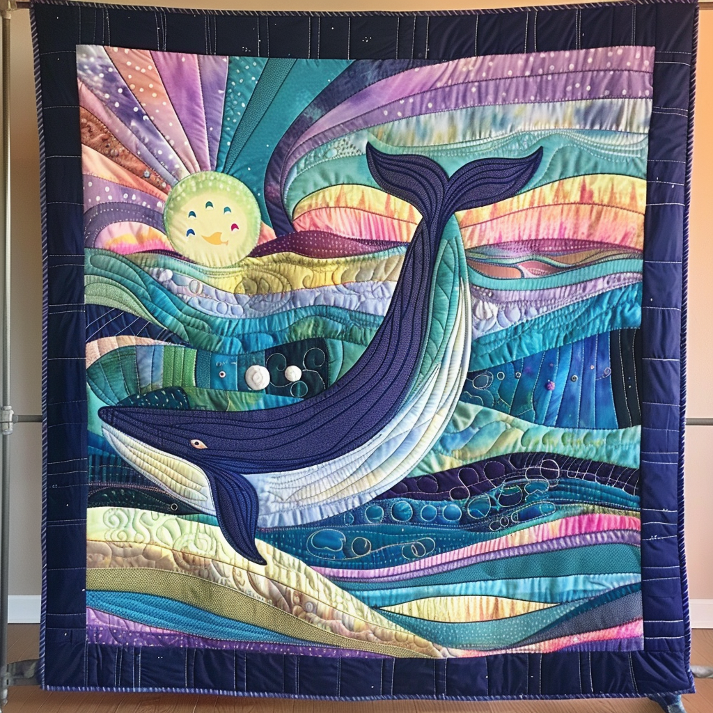 Mystic Mermaid Quilted Blanket  Octopus Blanket Cute Gifts For Friends