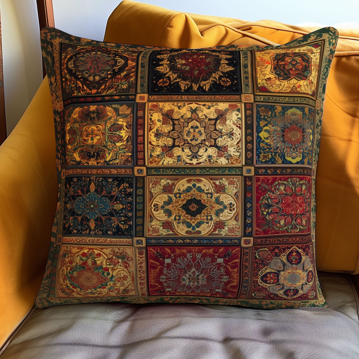 Mystic Mosaic Quilt Pillow Case Home Comfort Pillowcase Gift for Relaxing Nights