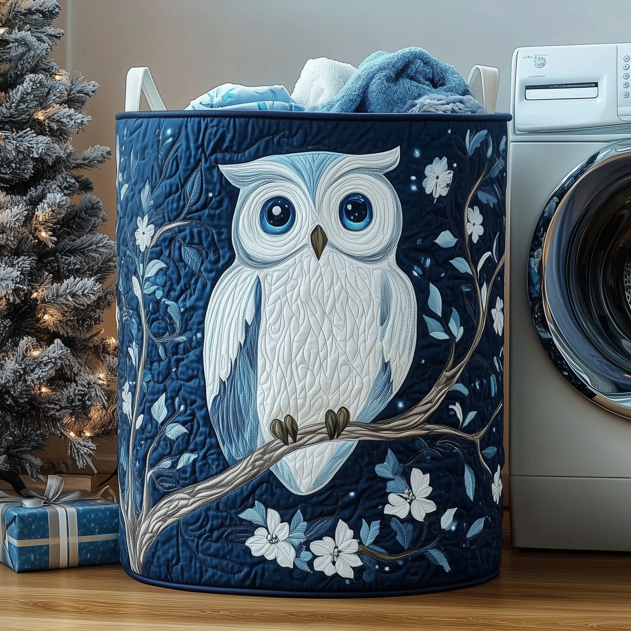 Mystic Owl Quilted Laundry Basket Cute Owl Themed Gifts