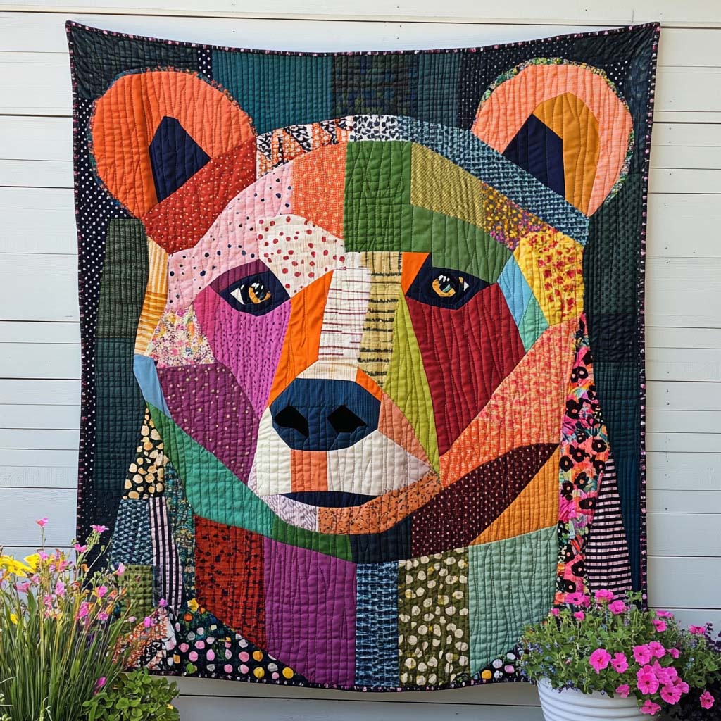 Mystic Pine Roam Quilted Blanket Best Couch Throw Blanket Gift Ideas For Bear Lovers