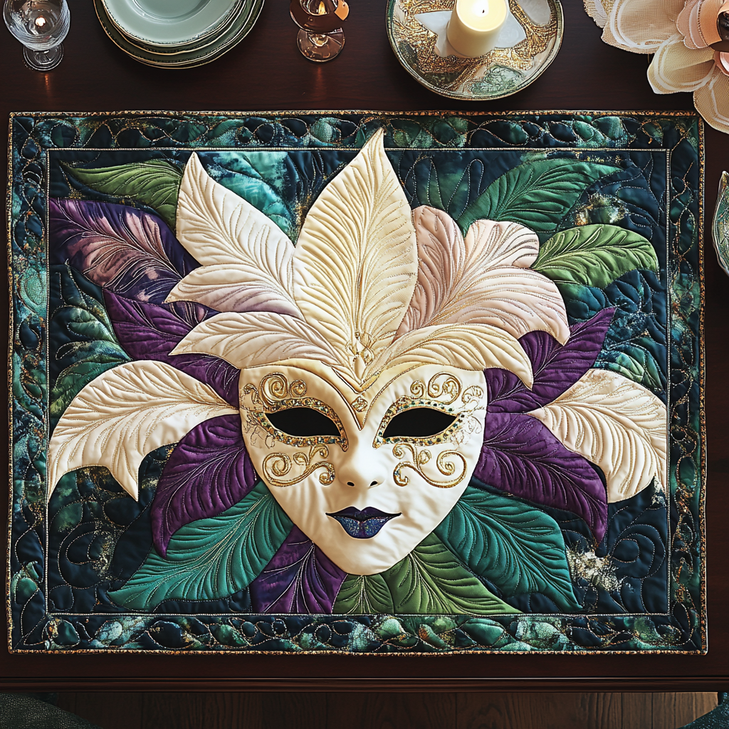 Mystic Veil Quilted Place Mat Dining Room Decor Christmas Gifts For Mum From Daughter