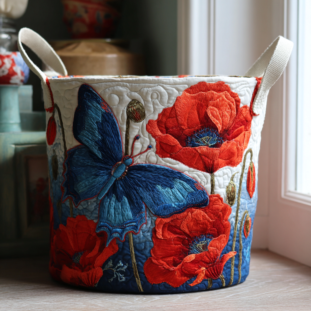 Mystic Wings Quilted Laundry Basket Perfect Birthday Gift Idea