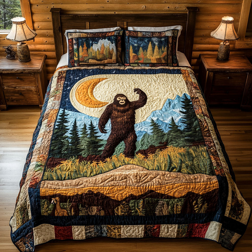 Mythical Beast Quilted Bedding Set Trendy Bedding Set for Bedroom Makeover