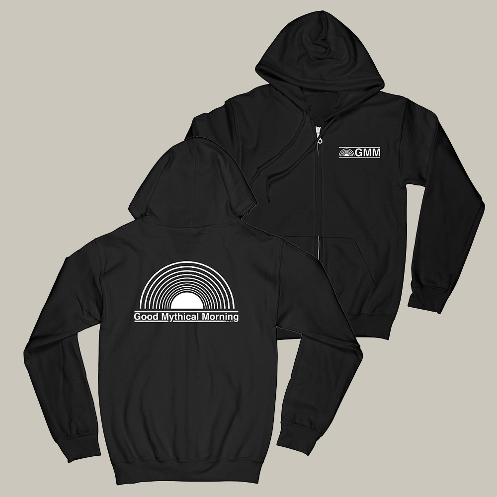 Mythical Store Merch GMM Zip Hoodie Good Mythical Morning Youtuber Merch Xmas Gifts