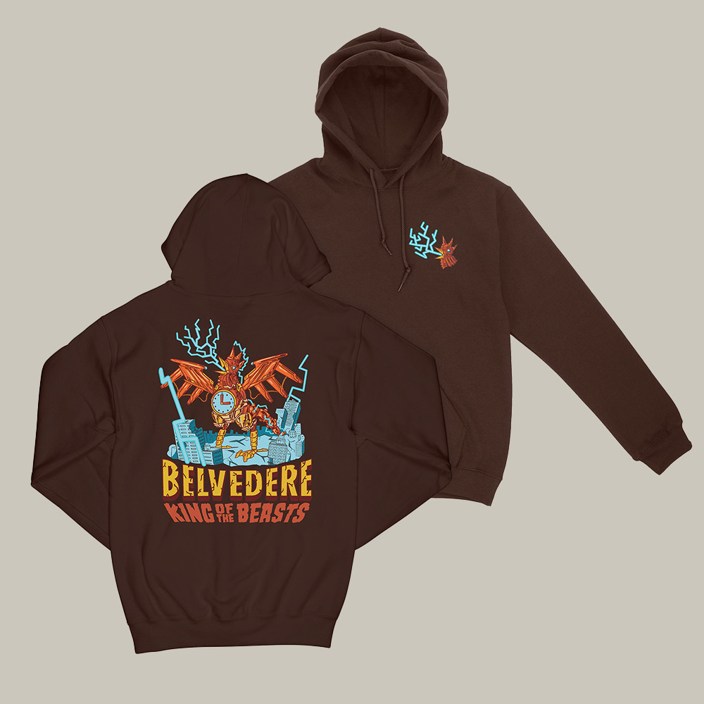 Mythical Store Merch Hoodie Belvedere King Of The Beast Rhett And Link Clothing Gift For Fans