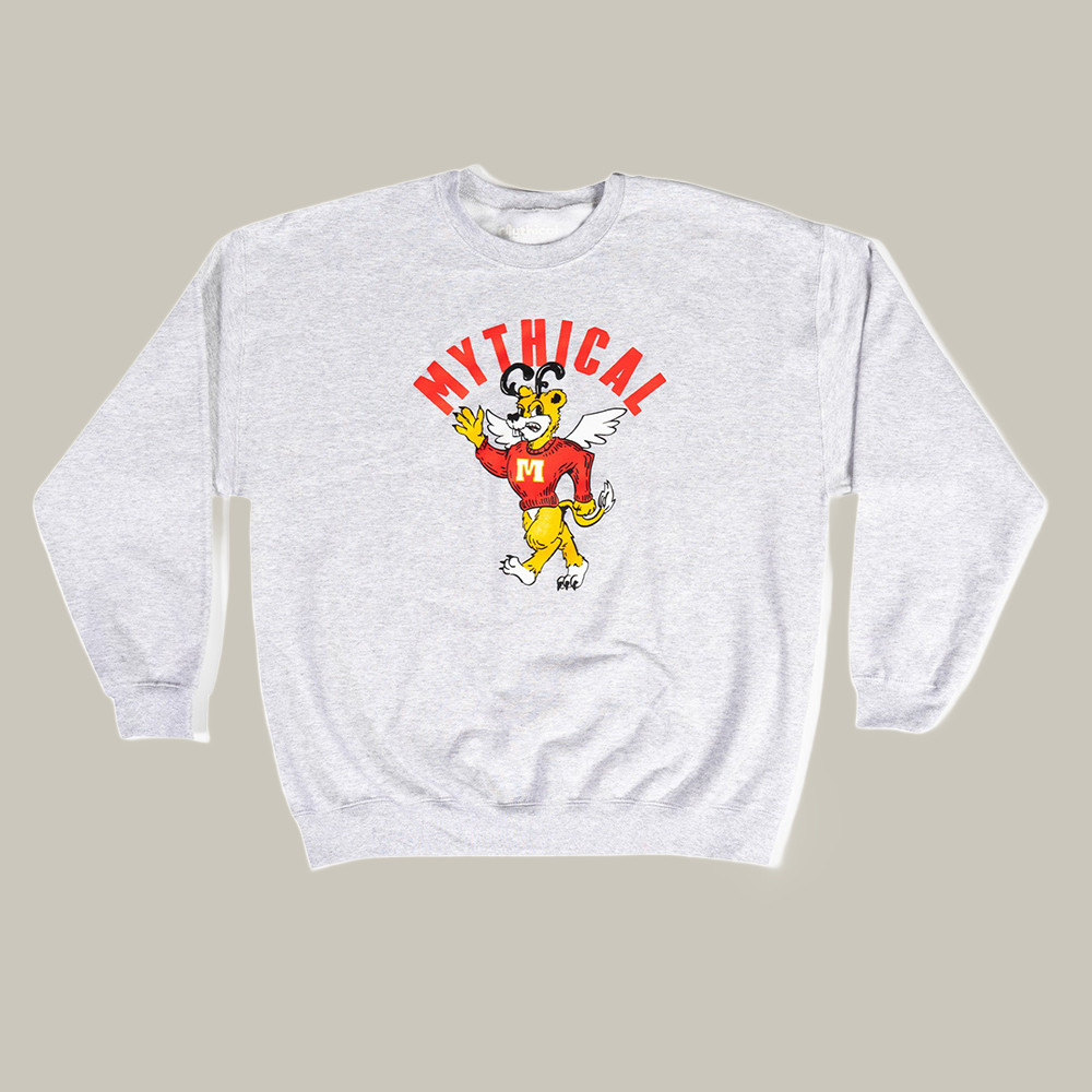 Mythical Store Merch Mythical Randlers Mascot Sweatshirt Mascot Character Pattern Gift Ideas