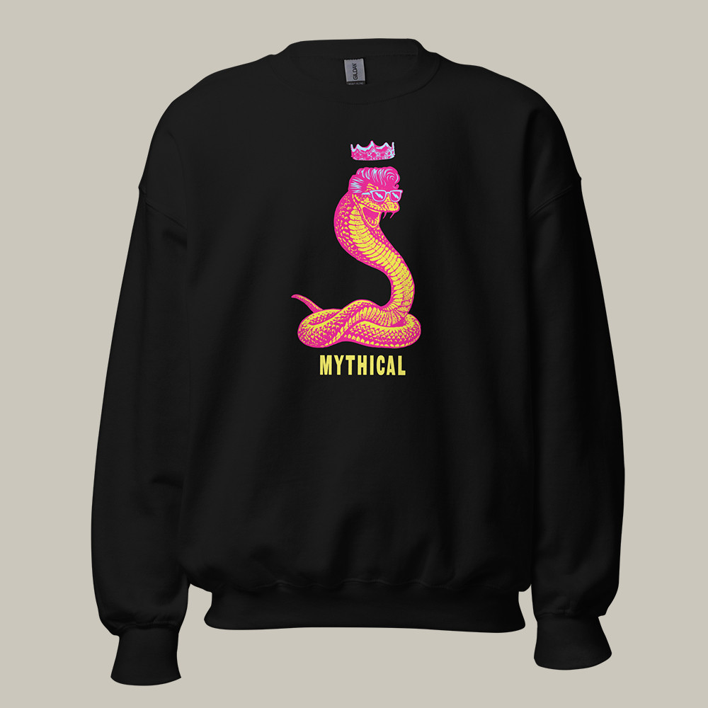 Mythical Store Merch Serpent King Sweatshirt Animal Themed Mythical Sweatshirt Gift For Fans