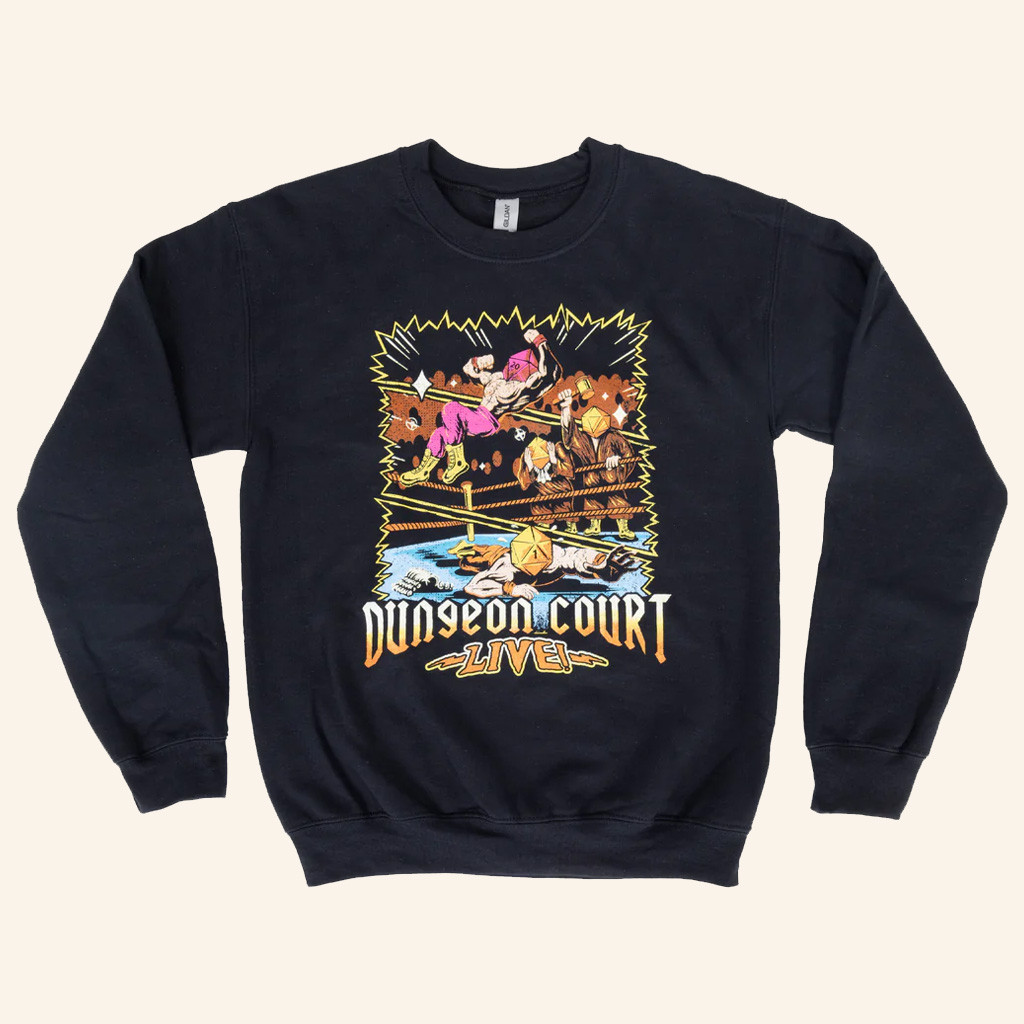 NaddPod Merch Dungeon Court Live Sweatshirt Best Gifts For Boyfriend NaddPod Merch Dungeon Court Live Sweatshirt Best Gifts For Boyfriend