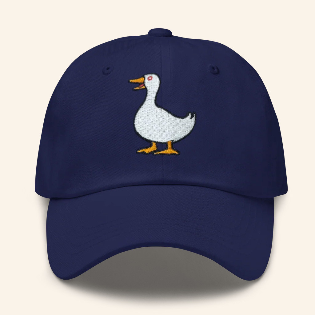 NaddPod Merch Embroidered Duck Team Hat Best Gifts For Brother
