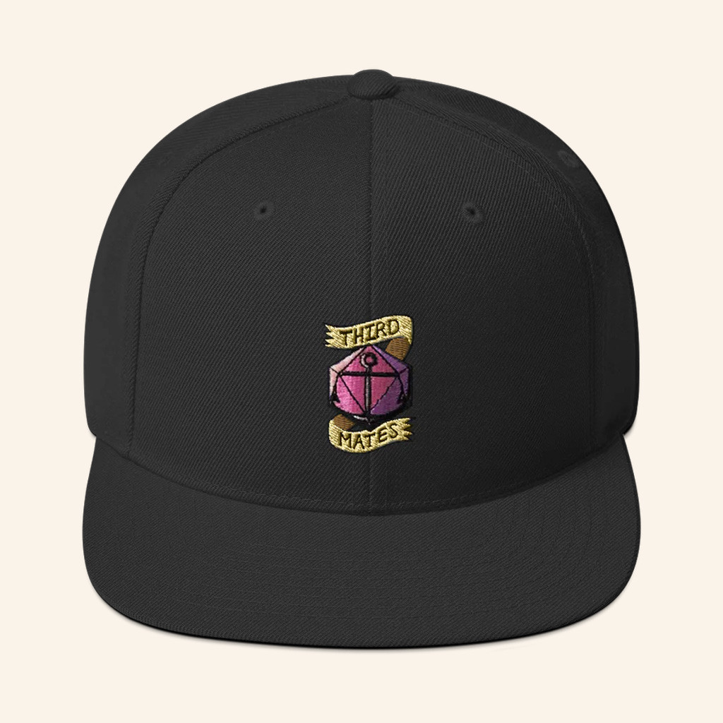 NaddPod Merch Embroidered Third Mates Snapback Hat Best Gifts For Father
