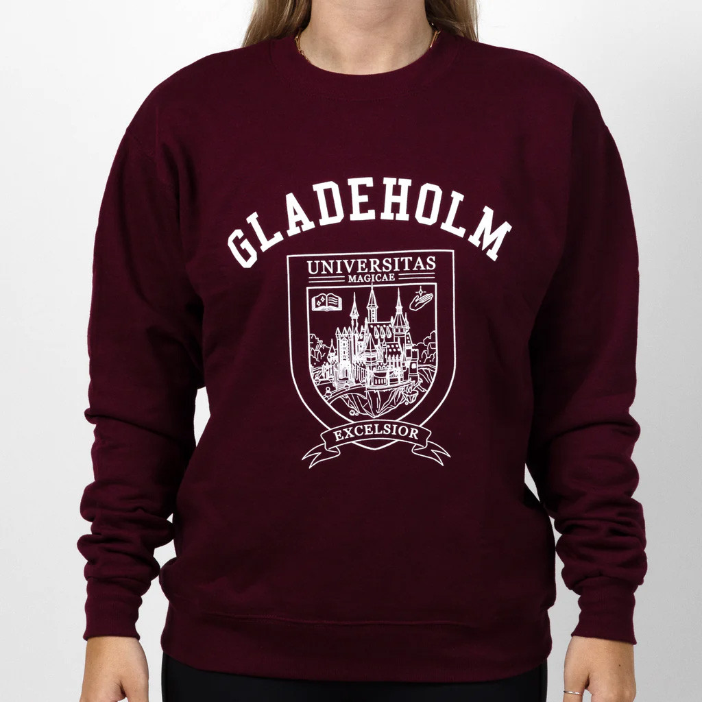 NaddPod Merch Gladeholm University Sweatshirt Birthday Present For Wife