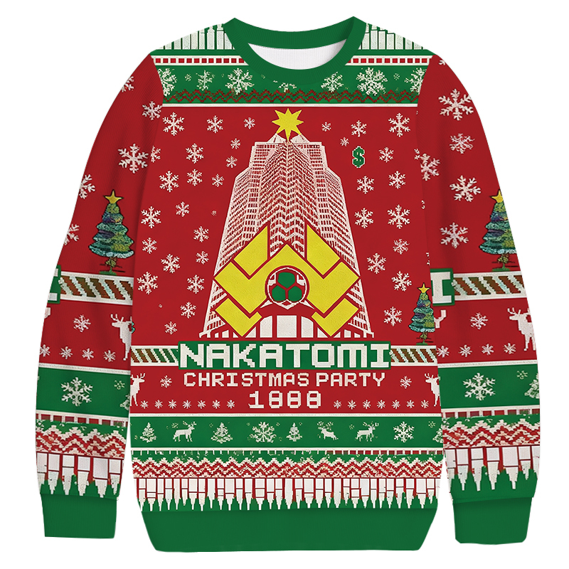 Nakatomi Corporation Christmas Party Christmas Ugly Sweatshirt Festive Xmas Winter Sweater Gift Ideas Nakatomi Corporation Christmas Party Christmas Ugly Sweatshirt Festive Xmas Winter Sweater Gift Ideas