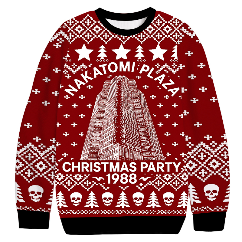 Nakatomi Plaza Christmas Party 1988 Christmas Ugly Sweatshirt Holiday Joke Gift Idea Nakatomi Plaza Christmas Party 1988 Christmas Ugly Sweatshirt Holiday Joke Gift Idea