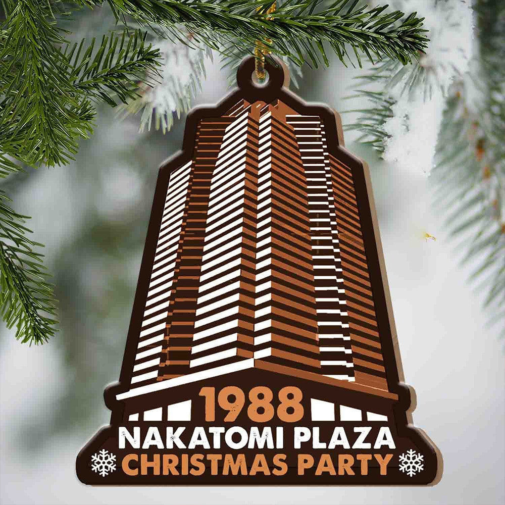 Nakatomi Plaza Christmas Party 1988 Ornament Shape Die Hard Nakatomi Plaza Christmas Ornament Nakatomi Plaza Christmas Party 1988 Ornament Shape Die Hard Nakatomi Plaza Christmas Ornament
