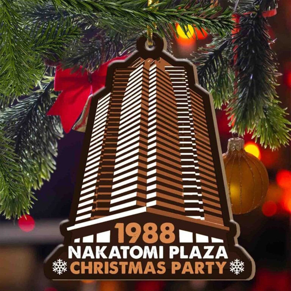Nakatomi Plaza Christmas Party 1988 Ornament Shape Die Hard Nakatomi Plaza Christmas Ornament Nakatomi Plaza Christmas Party 1988 Ornament Shape Die Hard Nakatomi Plaza Christmas Ornament