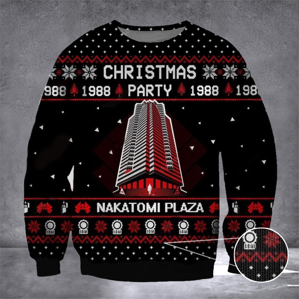 Nakatomi Plaza Sweater Nakatomi Christmas Party Sweater Gift