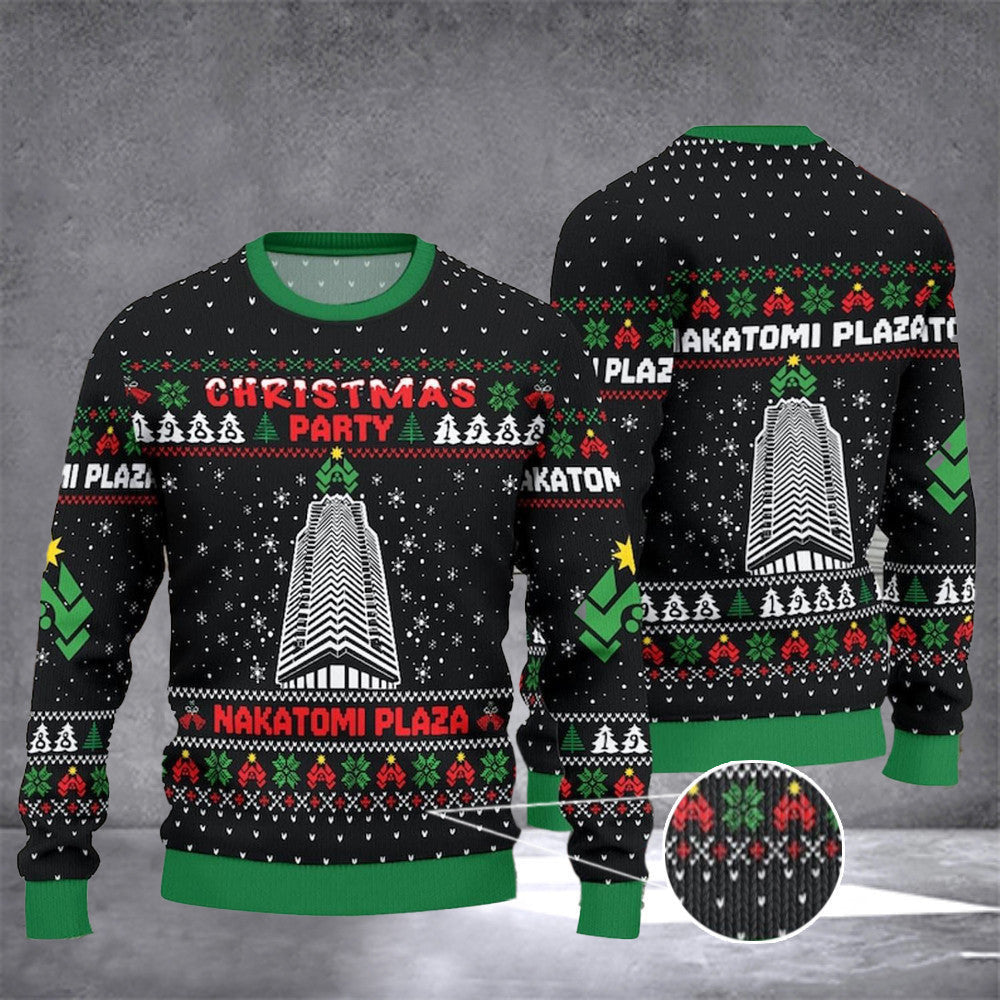 Nakatomi Plaza Sweater Nakatomi Plaza Christmas Party Sweater Nakatomi Plaza Sweater Nakatomi Plaza Christmas Party Sweater