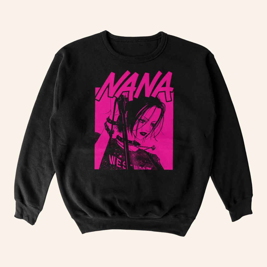 Nana Anime Merch Nana Osaki Sweatshirt Gift Ideas For Anime Lovers