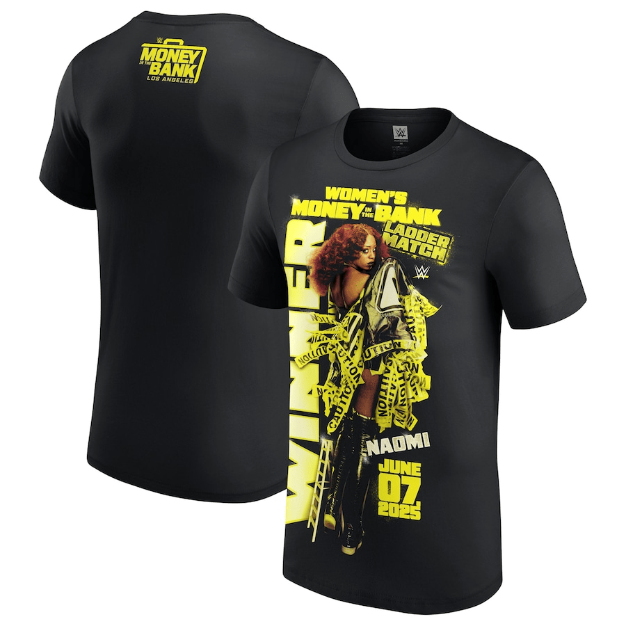 Naomi Money In The Bank 2025 Women's Match Winner T-Shirt WWE Merch Gifts For Fans