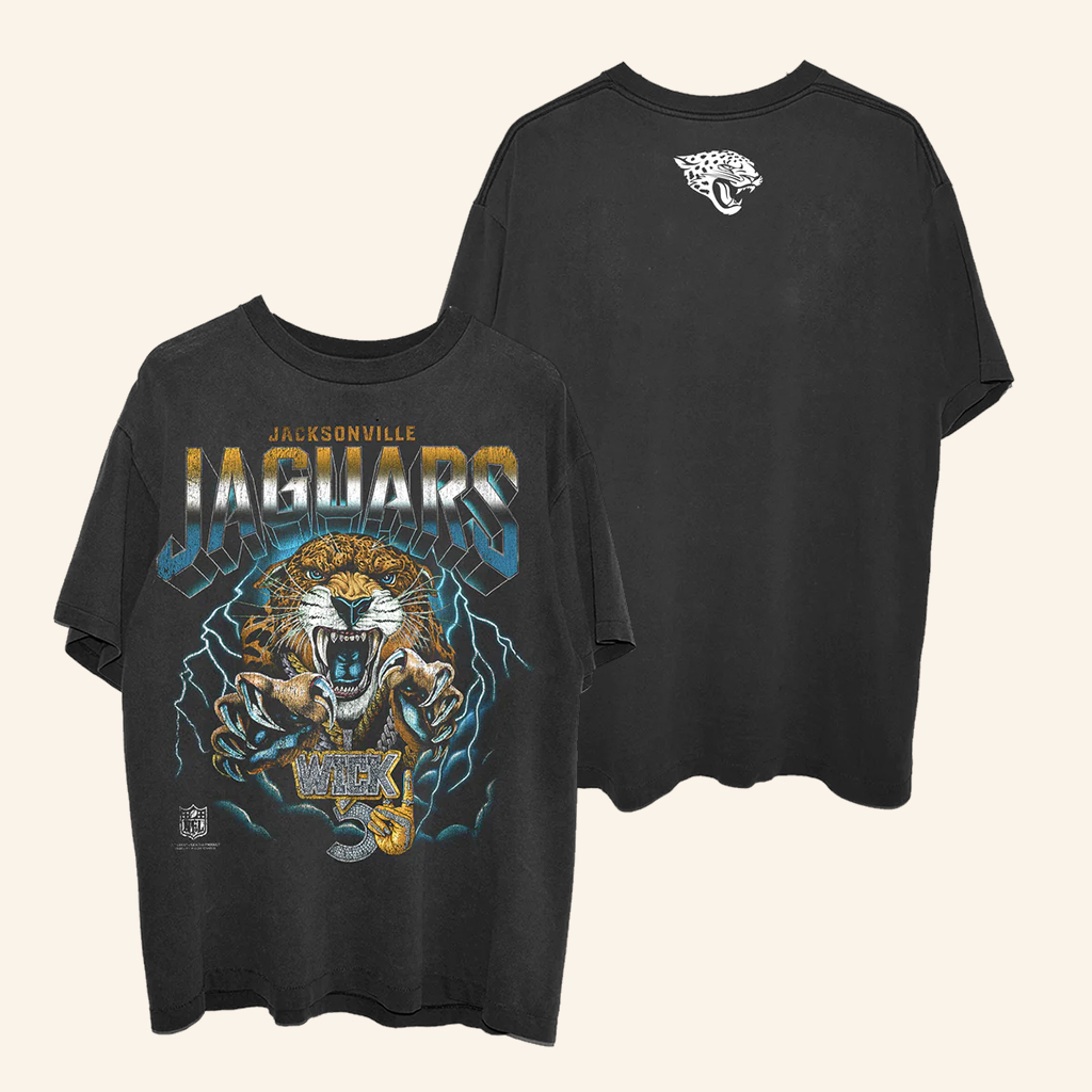 Nardo Wick Merch Wick Chain Jacksonville Football Vintage T-Shirt Gifts For Football Lovers