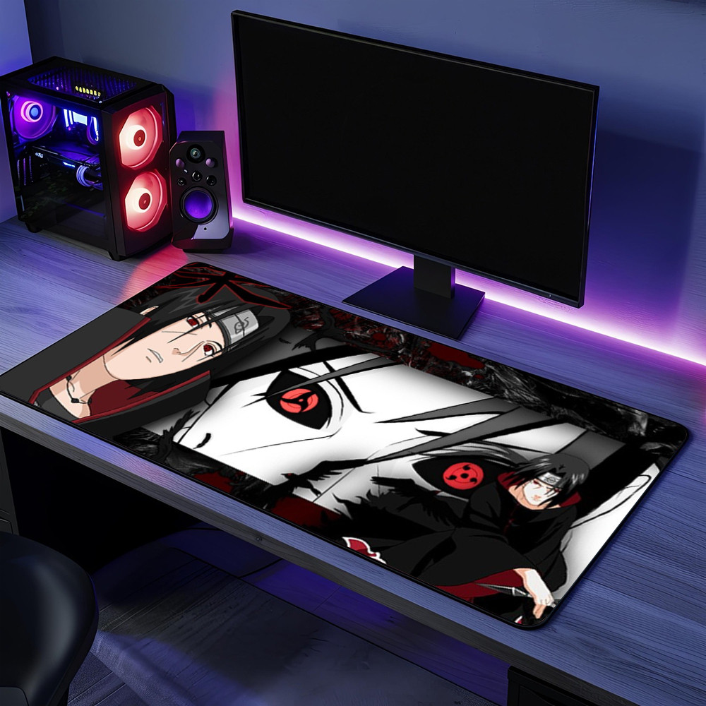 Naruto Akatsuki Uchiha Itach Mouse Pad For Gamers Pad Desk Anime Lovers Gifts
