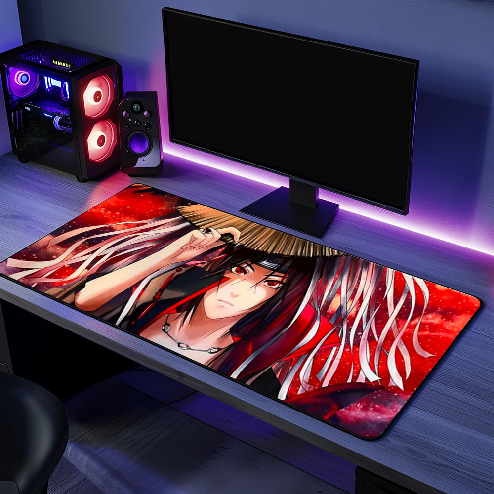 Naruto Anime Itachi Uchiha Akatsuki Mouse Pad Office Mouse Mat Gifts For Anime Fans