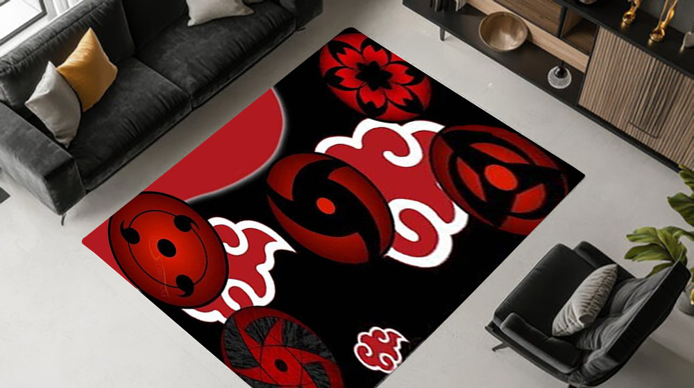 Naruto Anime Rug Akatsuki Carpet Mat Gifts For Anime Fans