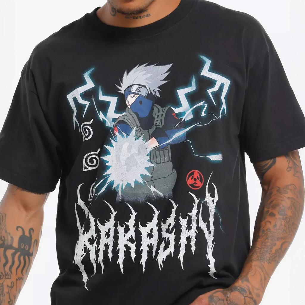 Naruto Merch Kakashi Lightning T-Shirt Best Birthday Gift For Husband Naruto Merch Kakashi Lightning T-Shirt Best Birthday Gift For Husband