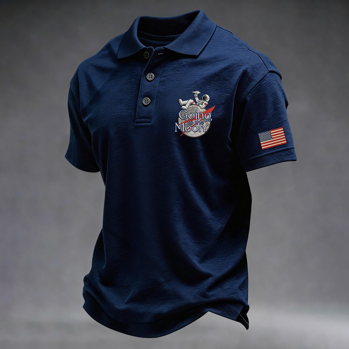 NASA Artemis 2 Mission Polo Shirt Going To The Moon Clothing Science Student Gift