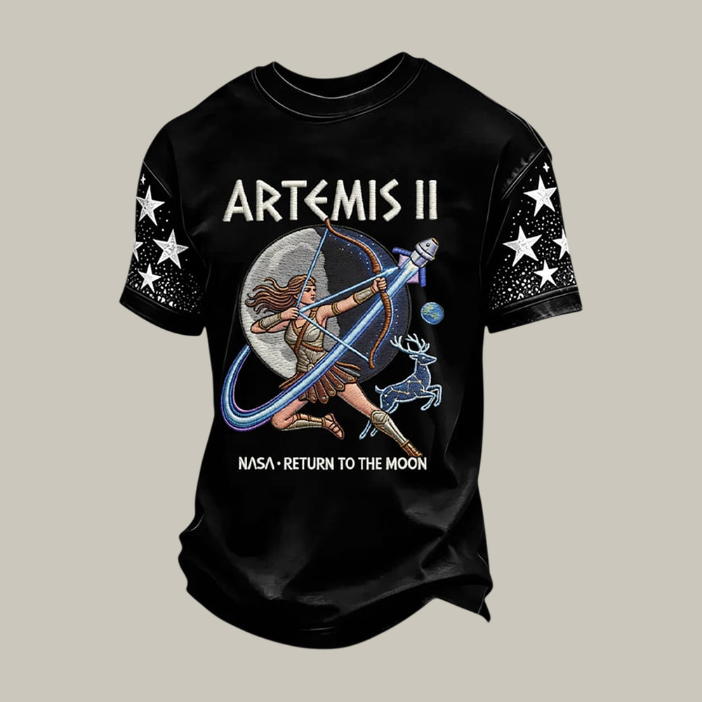 NASA Artemis 2 Mission T-Shirt Return To The Moon 2026 Apparel Galaxy Dreamer Gift